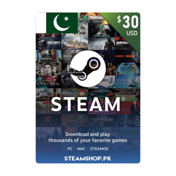 USD 30 Steam Wallet Code