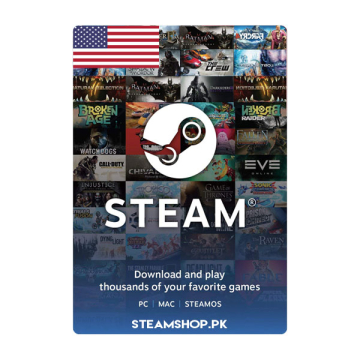Steam Wallet Code (US)